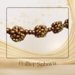 BIJ13COL006 - Collier tissé - Éclat du Sahara en Mokaite (3)