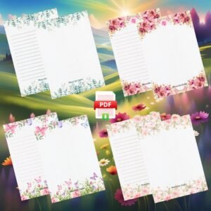 Ajoute fraîcheur et vitalité à ton bureau avec ma Collection Bloc-Notes Fraîcheur printanière, pratique, esthétique et inspirée de la nature.