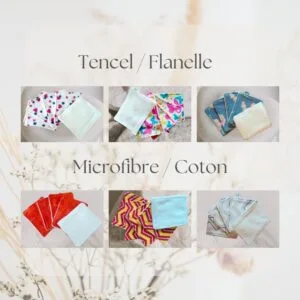💄 Lingettes démaquillantes lavables - Douceur & Écologie