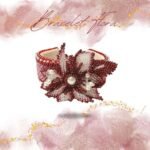 Opte pour le Bracelet Tissé - Flora : élégance, originalité, charme intemporel et fait main — fais de ce bijou ton nouvel essentiel !