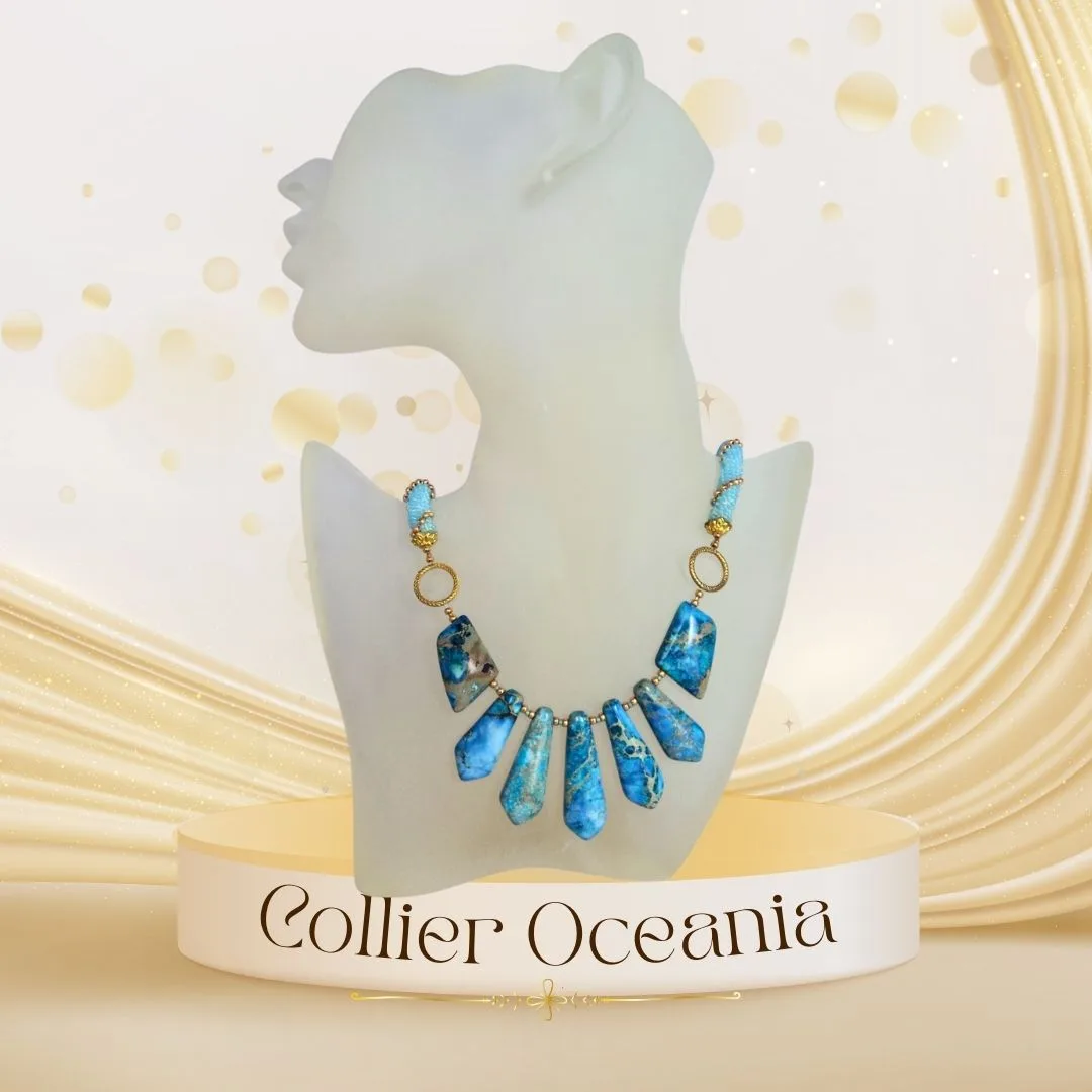 💎 Collier Océania - Le Lagon du Pacifique