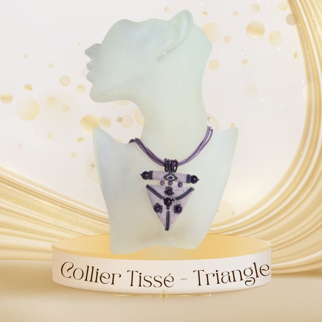 BIJ14COL004 - Collier Tissé - Triangle (2)