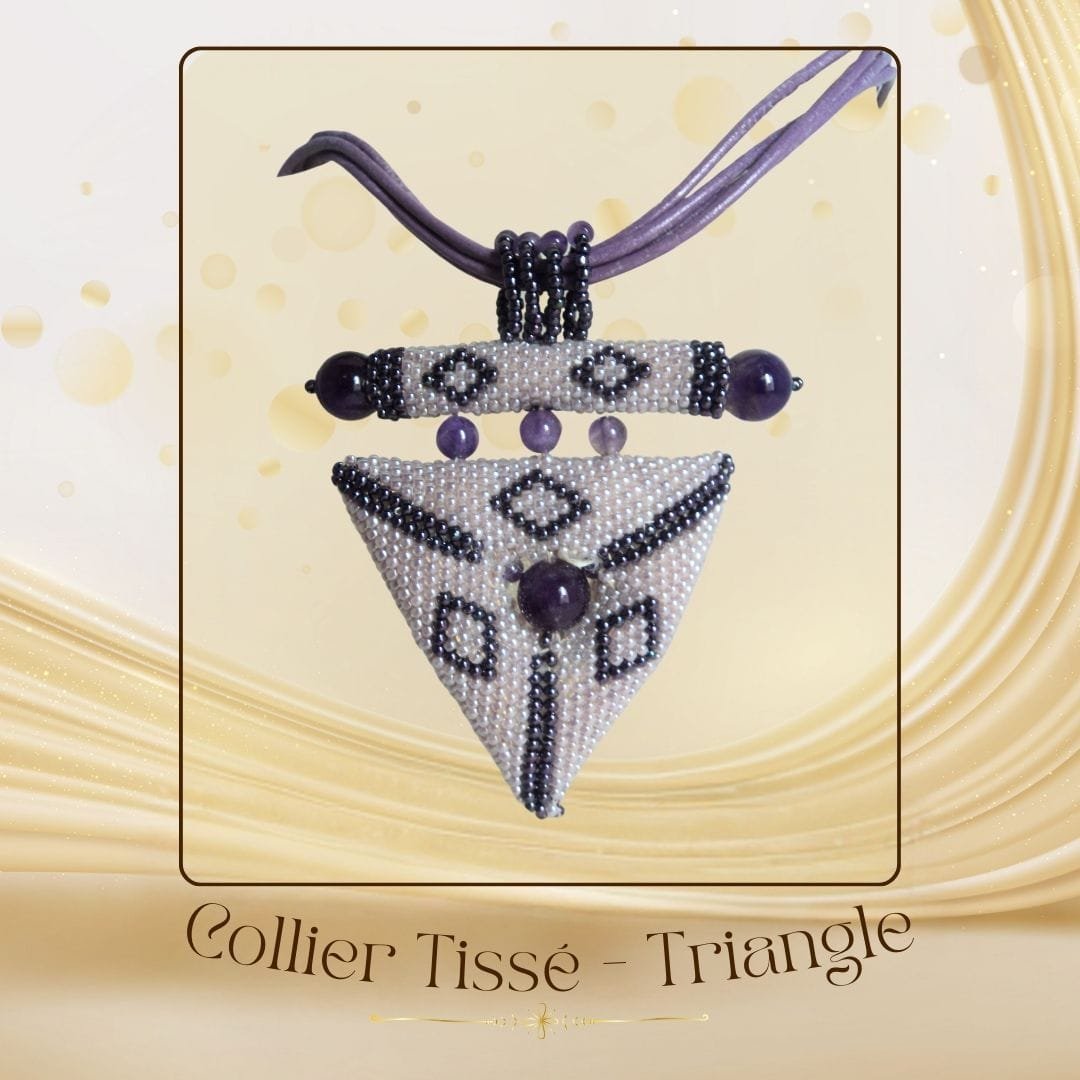 BIJ14COL004 - Collier Tissé - Triangle (5)