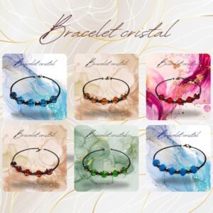 đ Bracelets en cristal facettĂ© : Ă©clat et Ă©lĂ©gance