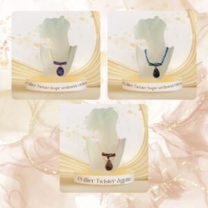 💎 Collier Twister - Éclats de pierre, rêve enchanté