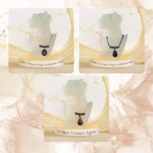 💎 Collier Twister - Éclats de pierre, rêve enchanté
