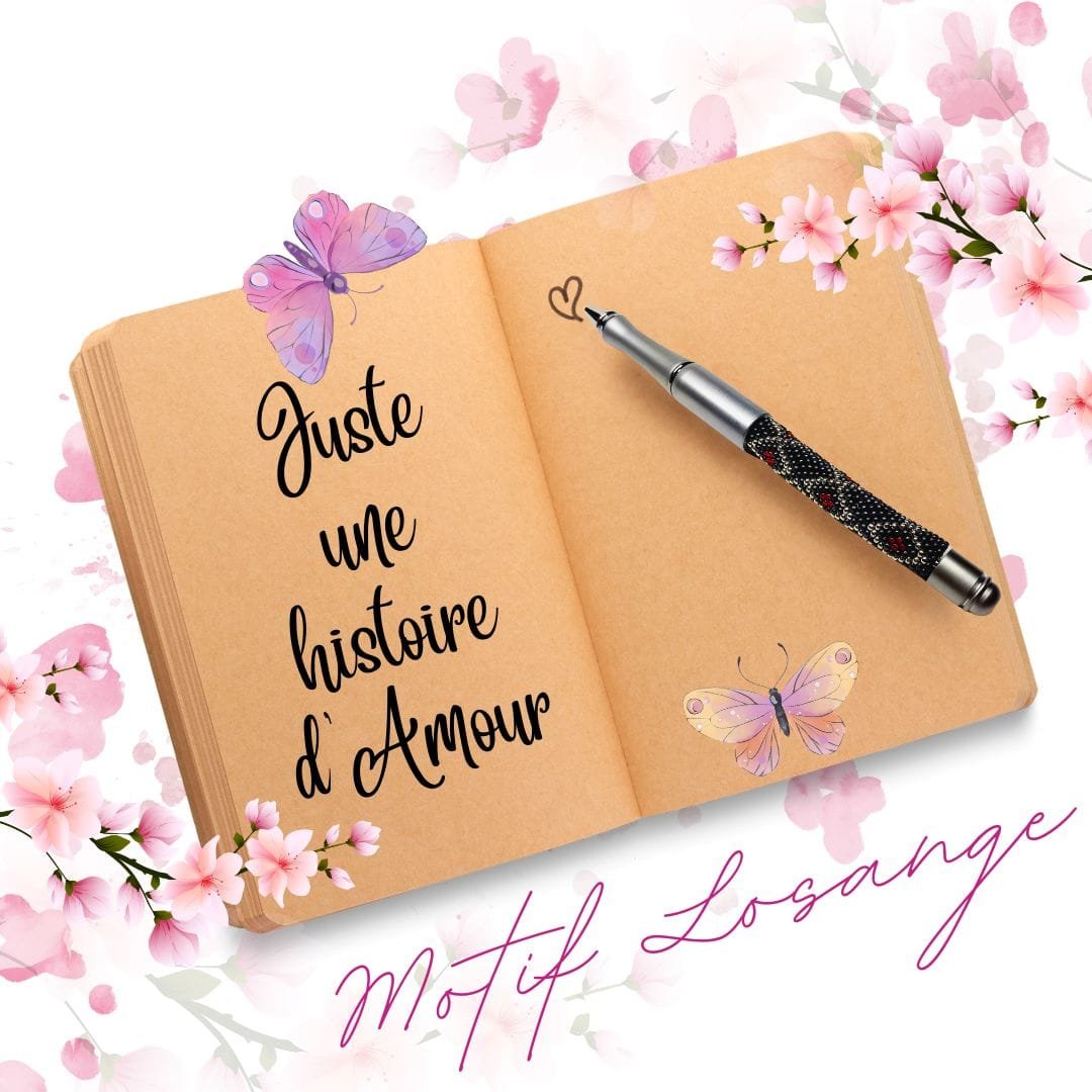 STYL16PEN009 - Stylo Losange (2) Découvre le Stylo-Bille Losange : élégant, performant, avec motifs faits main et perles Miyuki. Une écriture fluide et un design unique.