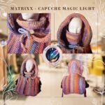 Capuche Matrixx Magic Light est crochetée, ajustable, chaude, chic, facile à entretenir, idéal pour assurer confort et style cet hiver.