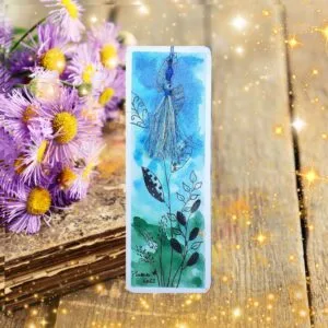 🌸 Marque-Page Rêverie Florale - Art & Nature en Lecture