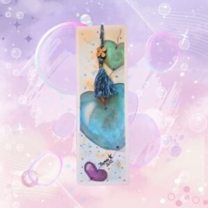 💖 Marque-Page Cœurs Colorés - Élégance & Art