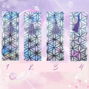 ⚛️ Marque-Page Fleurs de Vie - Élégance & Harmonie