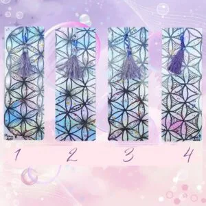⚛️ Marque-Page Fleurs de Vie - Élégance & Harmonie