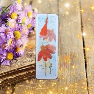 🌸 Marque-Page Échinacées Sauvages - Art & Nature