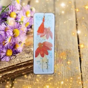 🌸 Marque-Page Échinacées Sauvages - Art & Nature