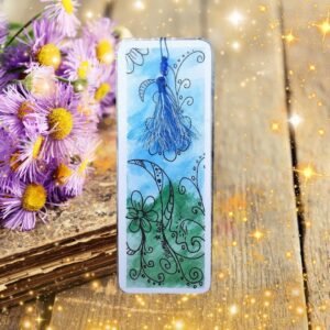 🌸 Marque-Page Fleurs de Lune - Art & Nature à Lire