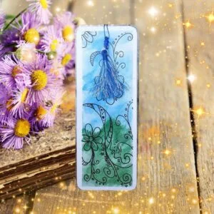 🌸 Marque-Page Fleurs de Lune - Art & Nature à Lire