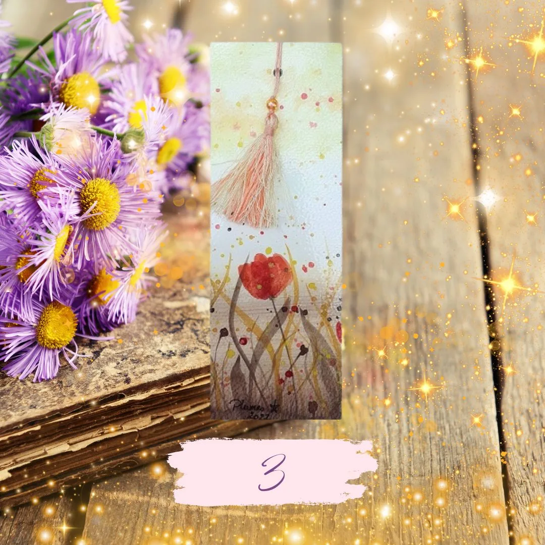 🌸Marque-Page Coquelicots Éternels - Élégance & Nature – Image 4
