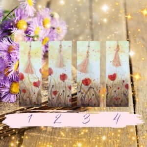 🌸Marque-Page Coquelicots Éternels - Élégance & Nature