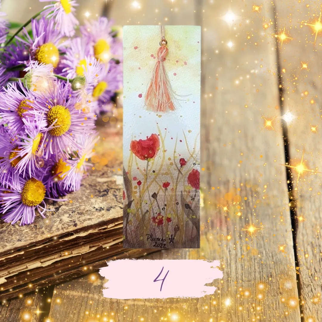 🌸Marque-Page Coquelicots Éternels - Élégance & Nature – Image 5