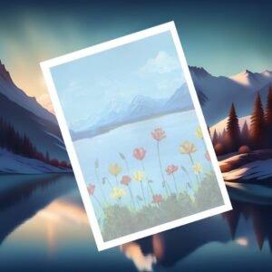 ⛰️ Bloc-notes Paysage Montagne - Inspiration Nature