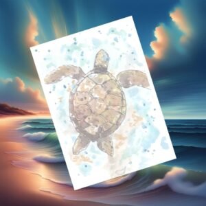 🐢 Bloc-Notes Tortue de Mer - Écologie & Inspiration