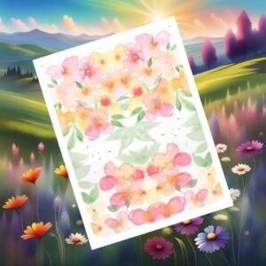 🌸 Bloc-Notes Petites Fleurs - Élégance & Créativité