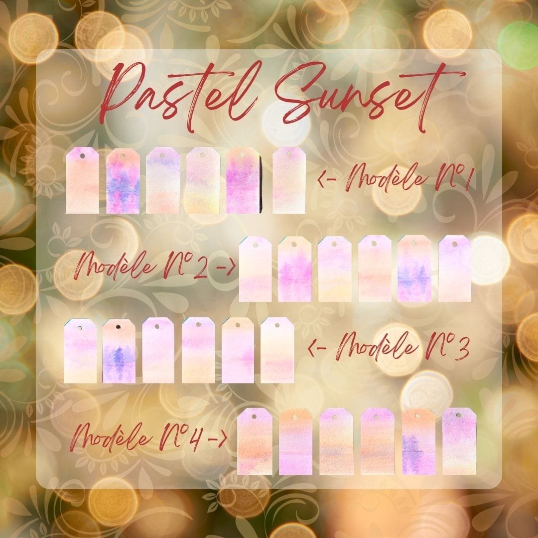STA23GIFT001-4 - Etiquette Pastel Sunset
