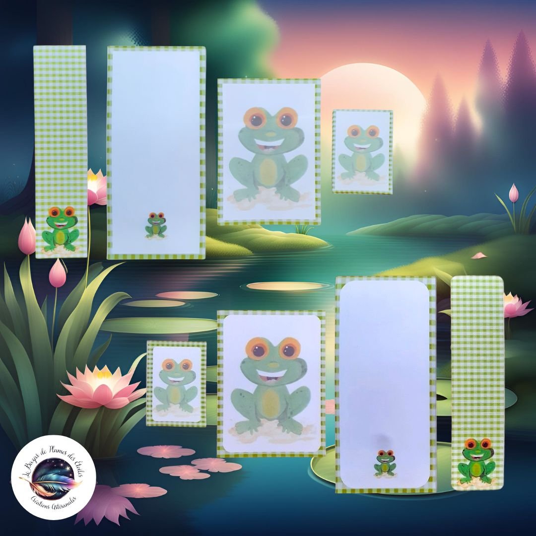 STA23LOT001-2 - Lot grenouille vichy