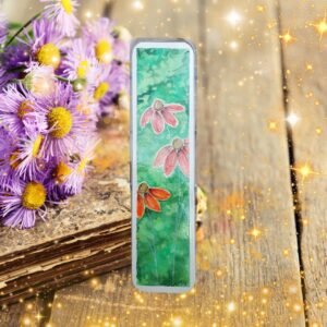 🌸 Marque-Page Échinacées Colorées - Art Floral