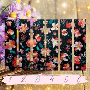 🌸 Marque-Page Romance Rouge - Élégance & Style