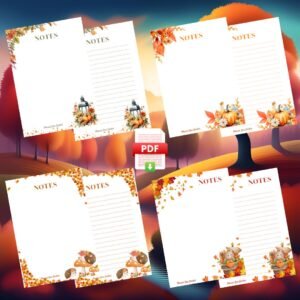 Craque pour ma Collection Bloc-Notes Automne : design inspirant, impression de qualité et flexibilité pour un bureau pratique et décoratif.