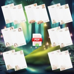 Besoin d’un carnet mignon et pratique ? Craque pour ma collection Bloc-Notes Animaux Kawaii, tendre et pleine de douceur !