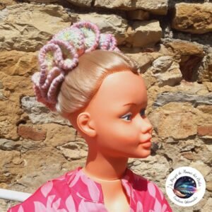 Chouchous au crochet - Berlingots aux fruits fait main, coloré, écologique, résistant et doux, parfait pour un style tendance et un confort optimal.