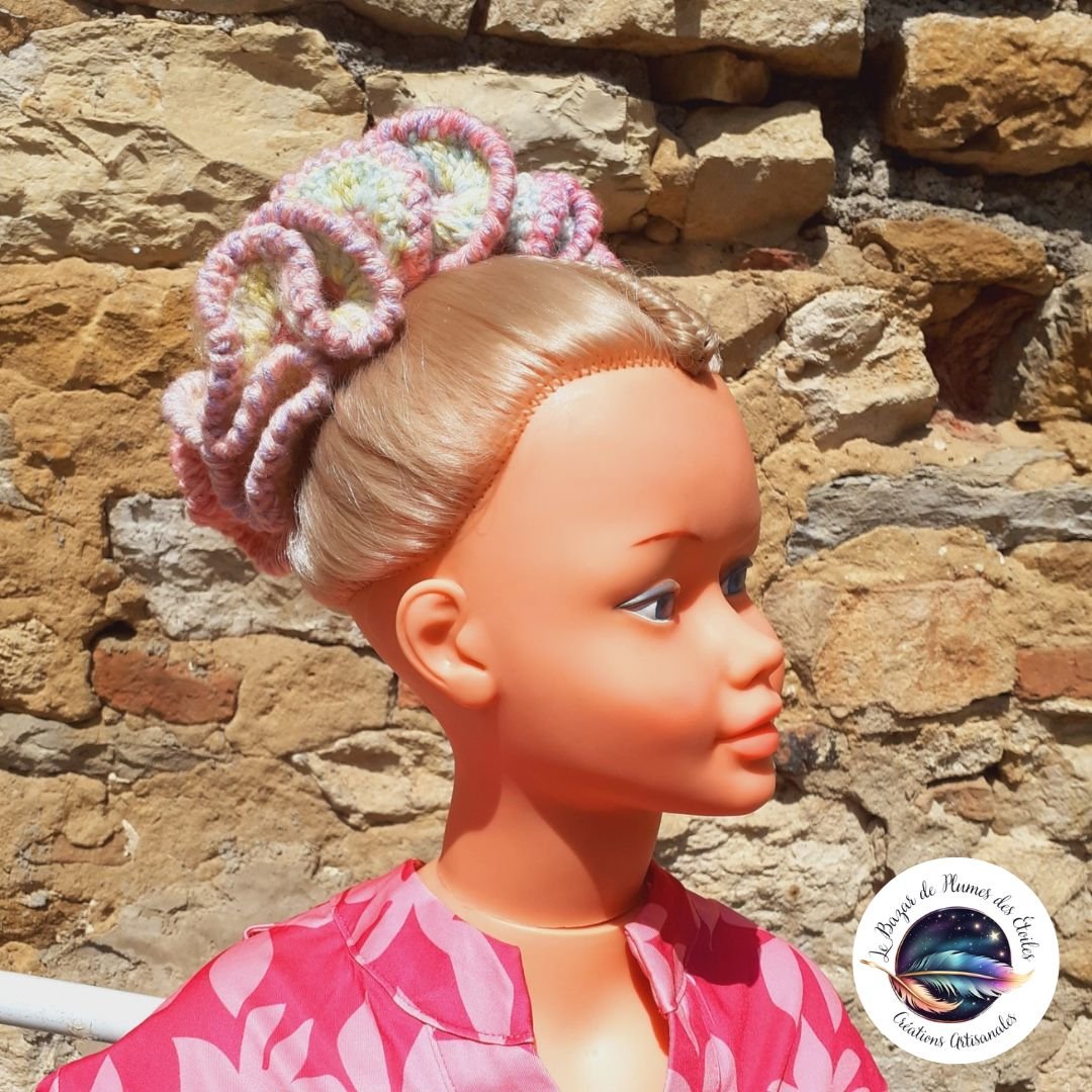 Chouchous au crochet - Berlingots aux fruits fait main, coloré, écologique, résistant et doux, parfait pour un style tendance et un confort optimal.