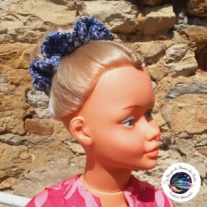 Chouchou au crochet - Milano, élégance artisanale, résistant, et pratique, parfait pour sublimer toutes tes coiffures avec style.