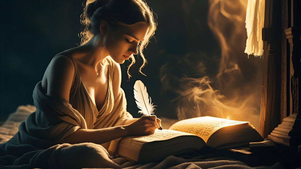 💧 Journaux d’Introspection
Pour apaiser l’anxiété, explorer ton monde intérieur ou déposer tes émotions.