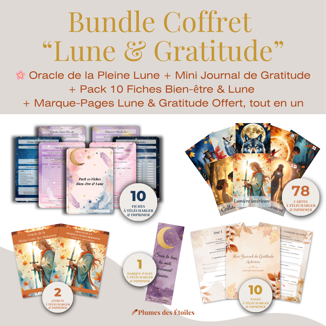 Coffret Lune et gratitude (Mockup)